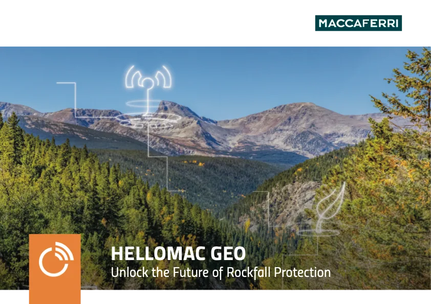 HELLOMAC Geo — Wireless geohazard monitoring system.