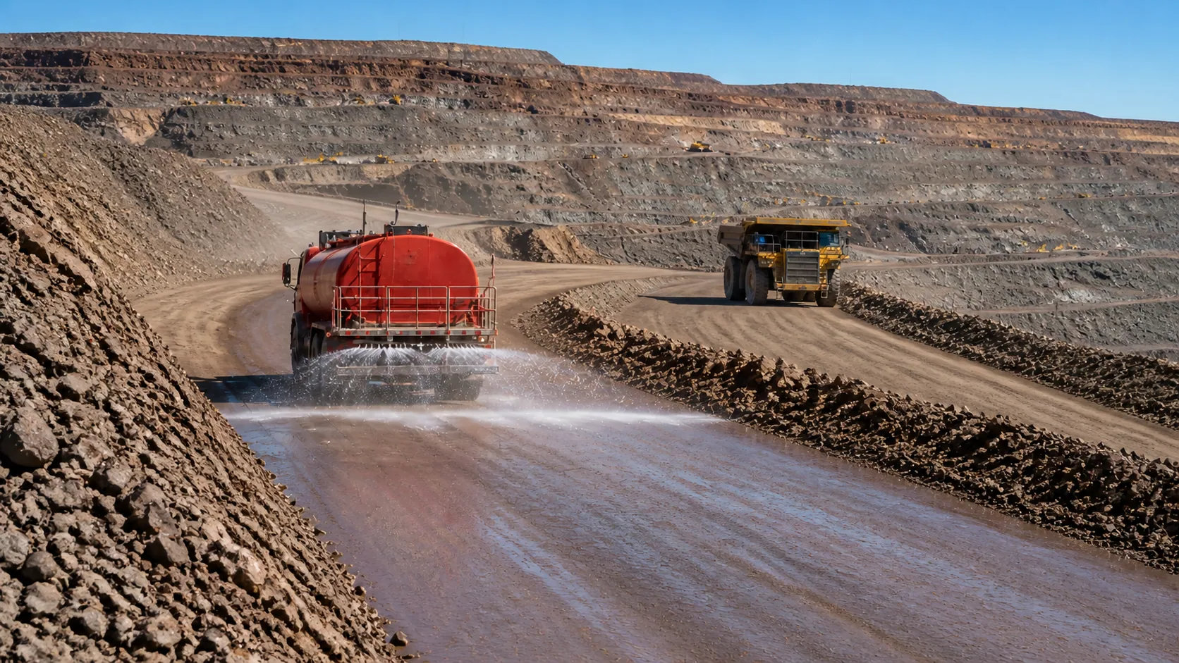 DUSTGRIP TURBO — Surfactant-based dust suppressant for dust-prone work areas.